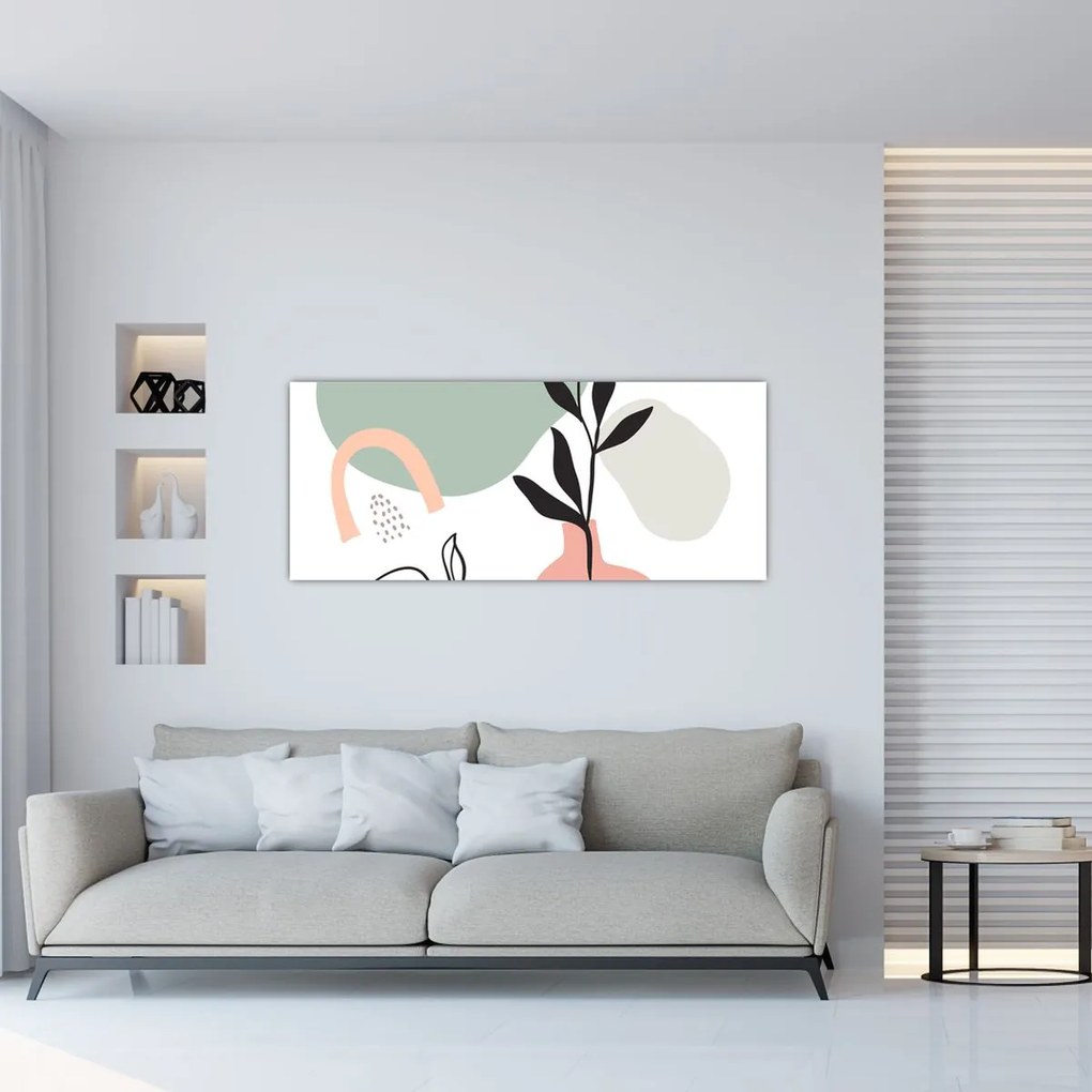 Tablou - Flori într-o vază N⁰3 (120x50 cm)