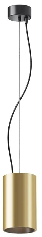 Pendul LED iluminat design tehnic Efir D-9,5cm 25W auriu
