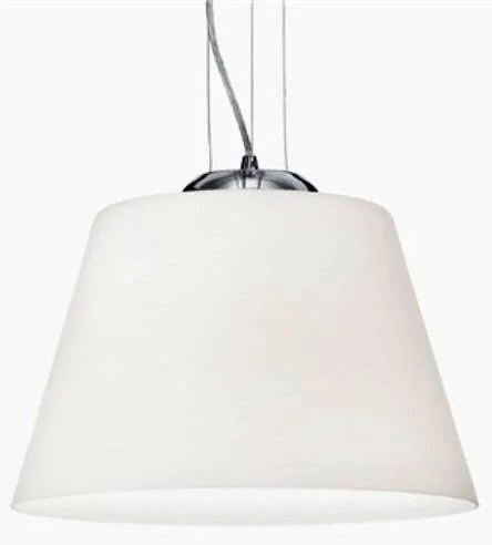 Pendul modern diametru 40,5cm CYLINDER SP1 D40 BIANCO 025438