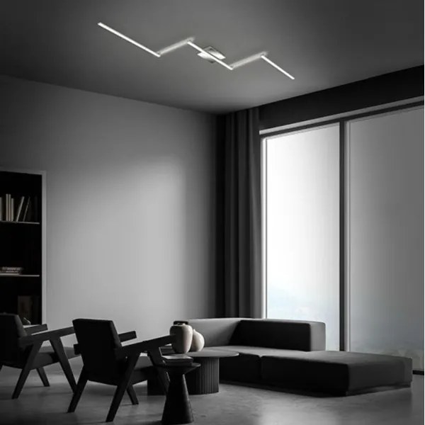 Lustră LED aplicată STAFF 5xLED/4,8W/230V crom mat Briloner 3501-018