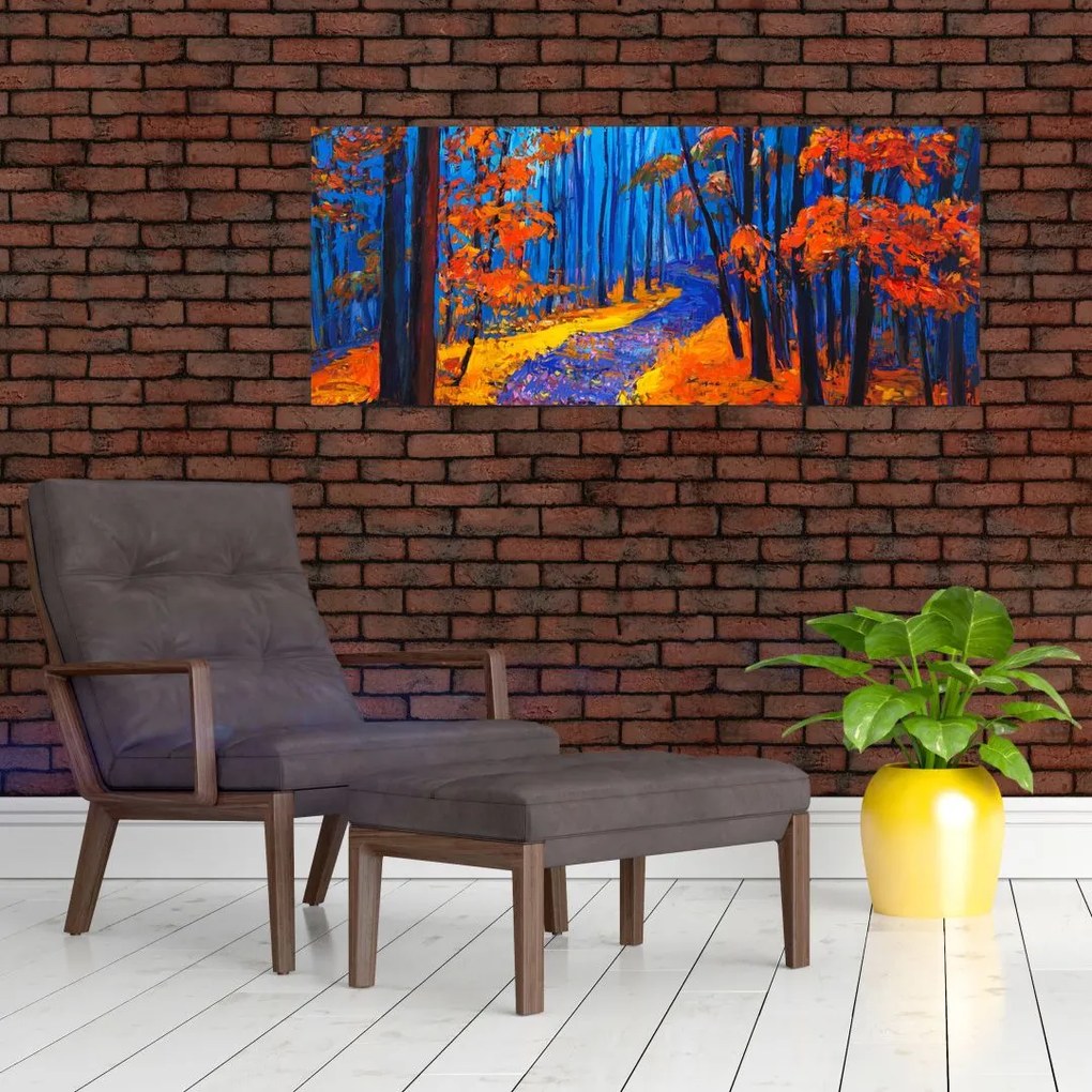 Tablou - Pădurea toamna (120x50 cm)