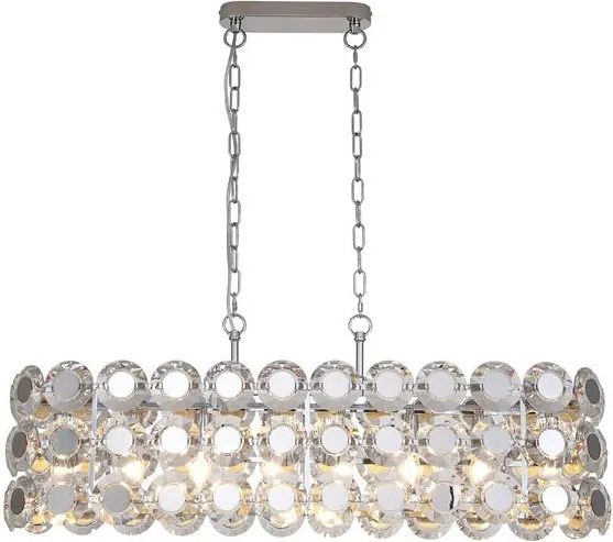 Lustra suspendata ovala design elegant Belle 8LT