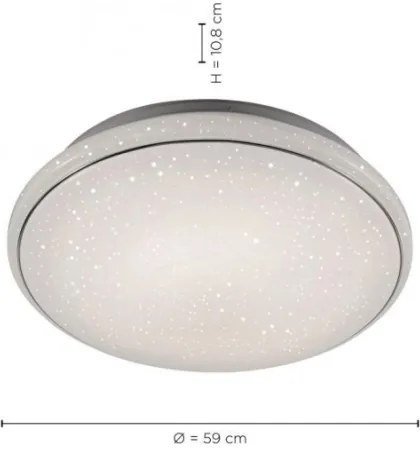 Plafonieră LED RGB dimabilă JUPI LOLASMART LED/32W/230V Leuchten Direkt 14744-16 + telecomandă