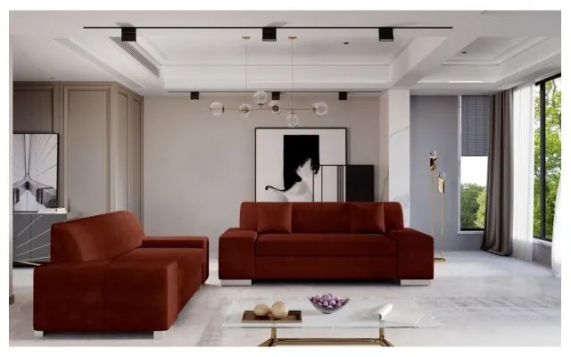 Scaune Porto 90cm Rosu