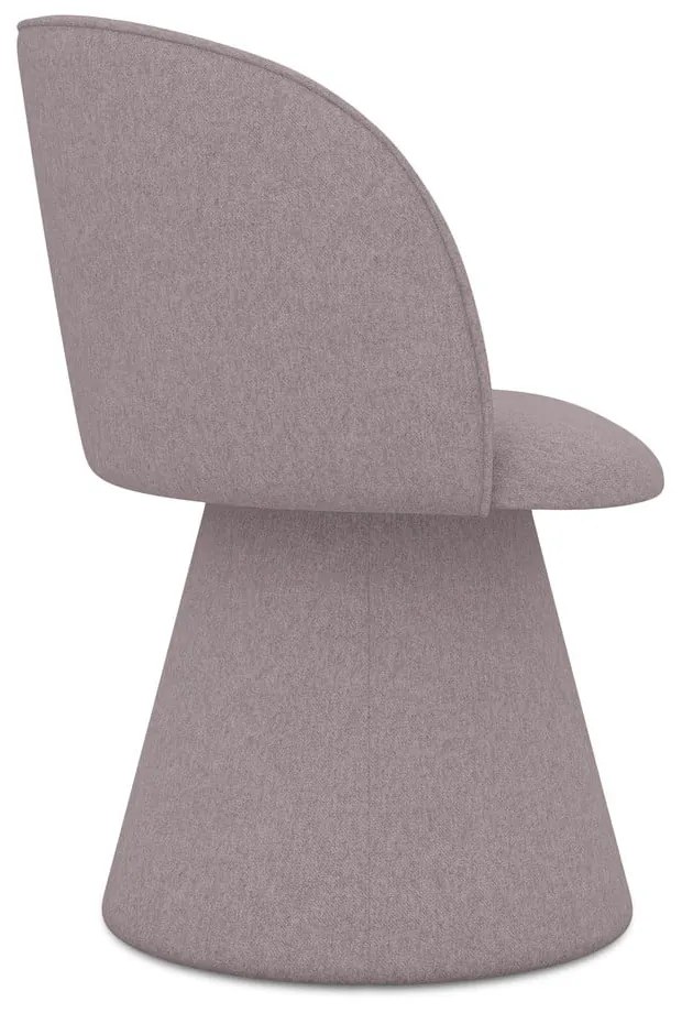 Scaun de sufragerie mov lavandă tapițat Maia – Makamii