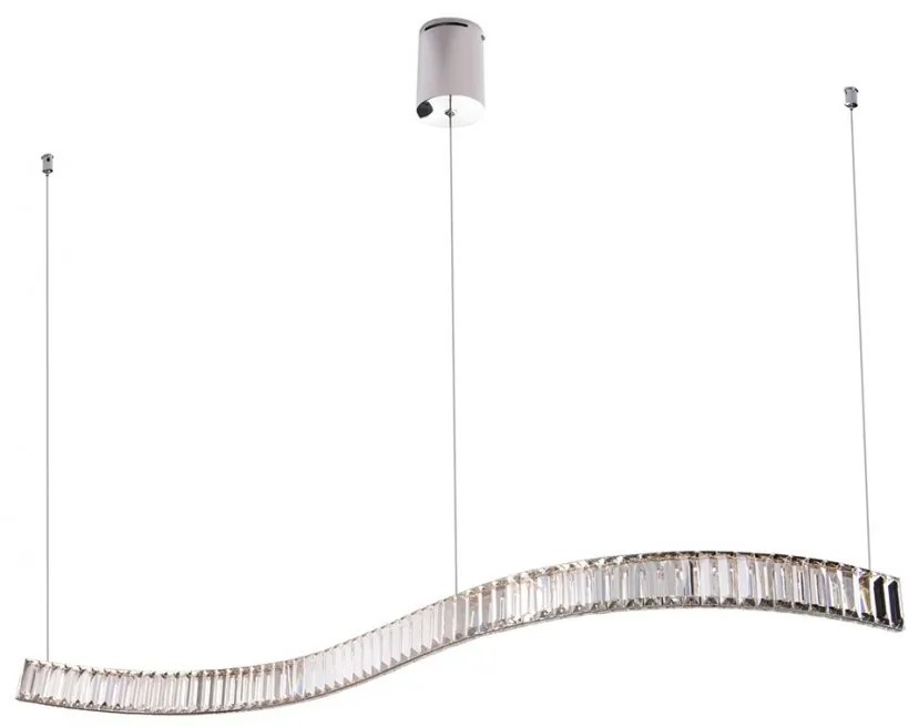 Lustra LED design avangardist, cristal K9, SAPHIR P0391 MX