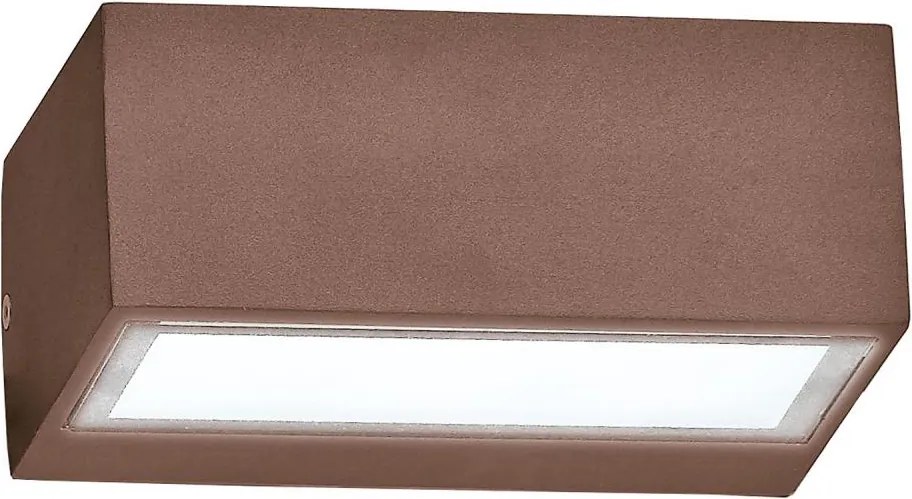 Ideal Lux - Aplica de perete pentru exterior TWIN 1xG9/28W/230V IP44 maro