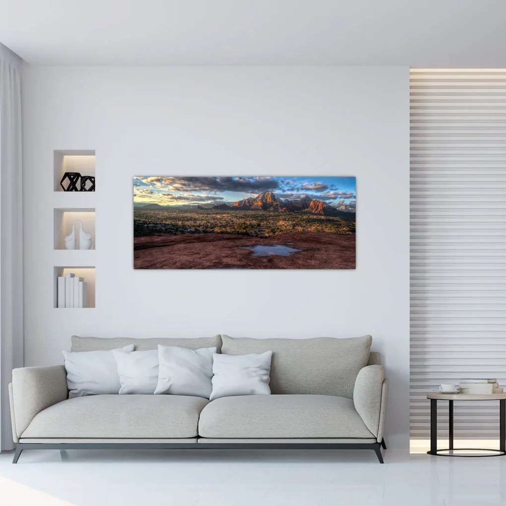 Tablou cu munți (120x50 cm)