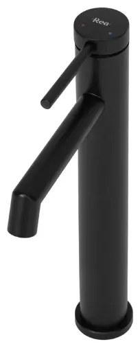 REA-B5320 - Baterie pentru lavoar FOSS, 29,5 cm, negru mat