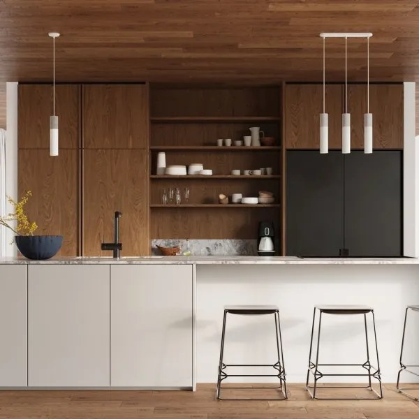 Sollux SL.0649 - Lustr BORGIO 3xGU10/40W/230V beton/metal alb