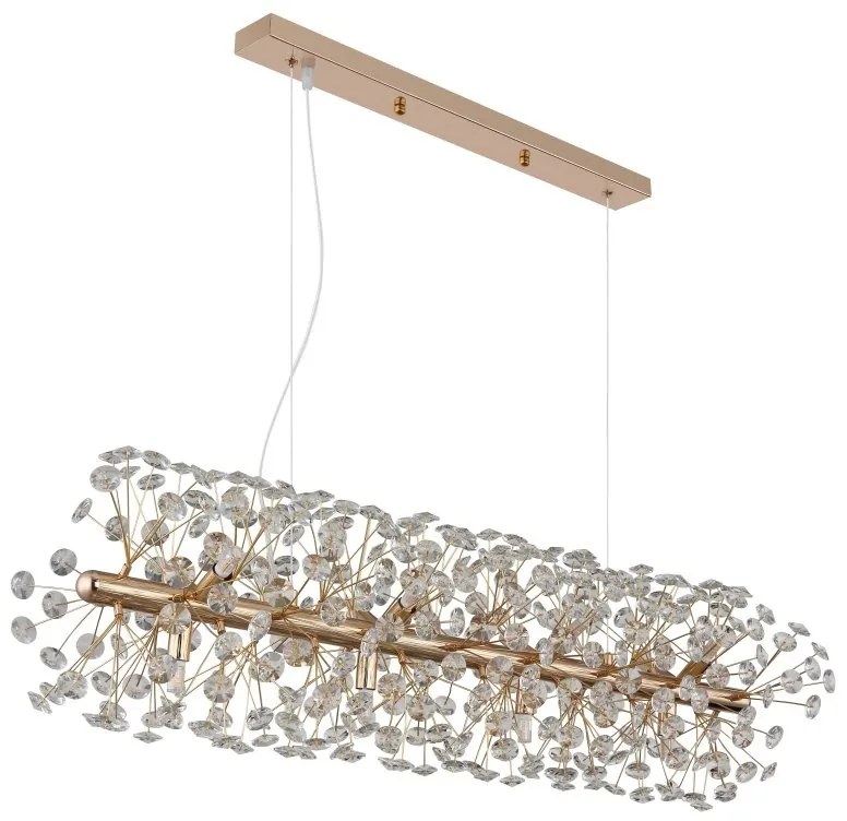 Lustra suspendata design elegant KATRINA L-90cm auriu 64135H4 GL