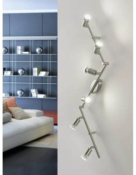 Spot LED Eglo 92599 BUZZ 6xGU10-LED/2,8W/230V