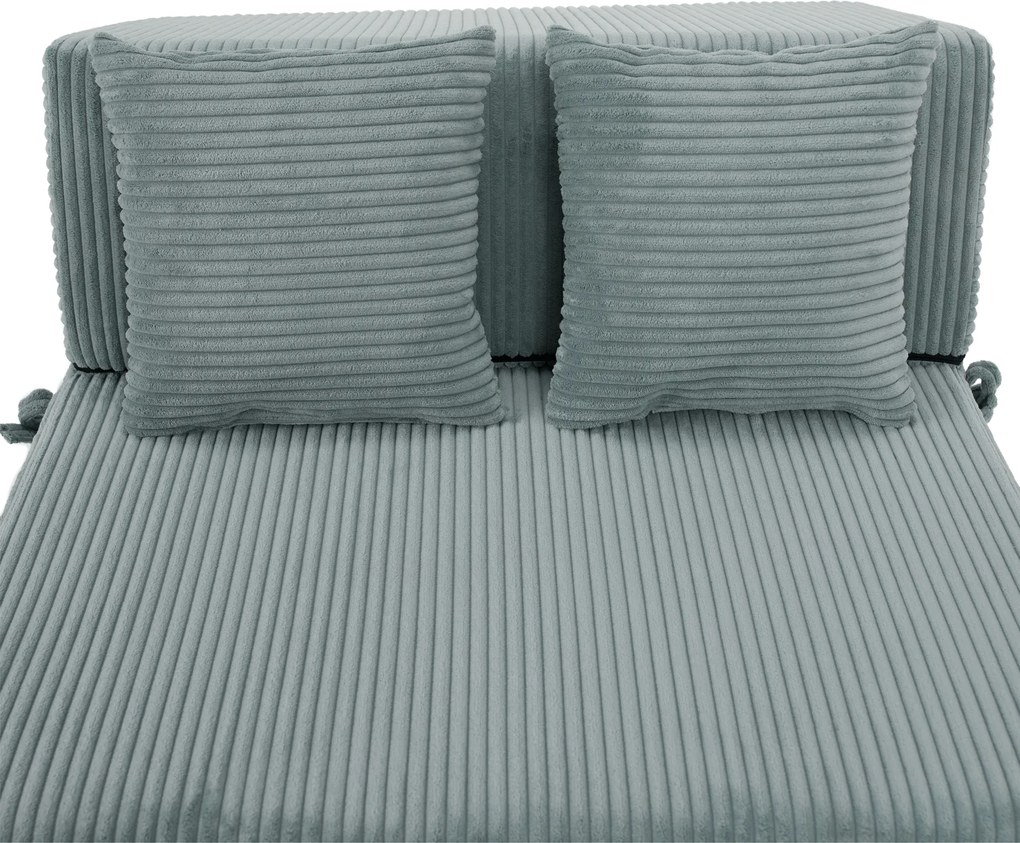 Saltea pliabilă/fotoliu extensibil, 2 in 1, mentolat, PELOS