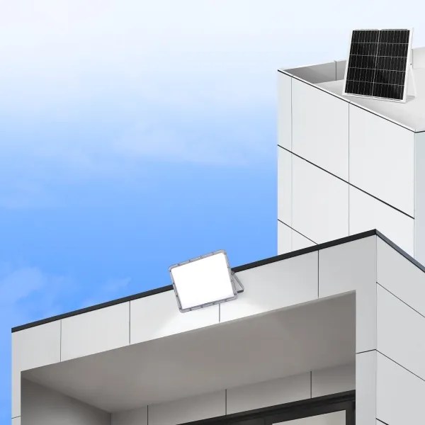 Aigostar - Proiector solar LED reglabil 200W/3,4V IP65 cu telecomandă