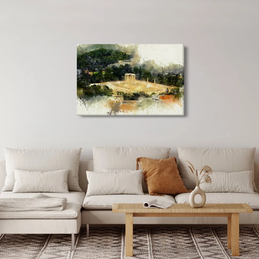 Tablou - Templul lui Zeus, Atena, Grecia (90x60 cm)