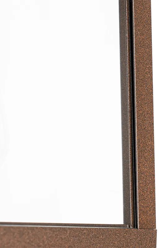 Lampa de perete exterioară maro ruginiu cu senzor de mișcare IP44 - Charlois