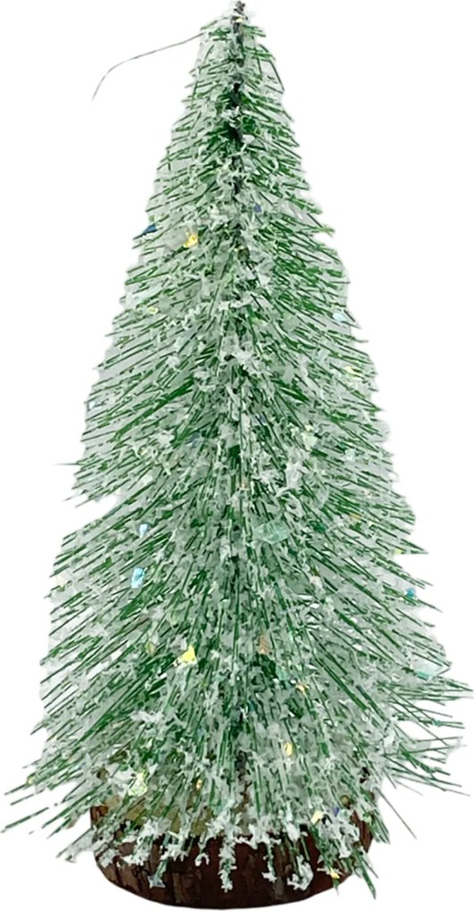 Bradut decorativ cu aspect nins BRIGHT, 15cm