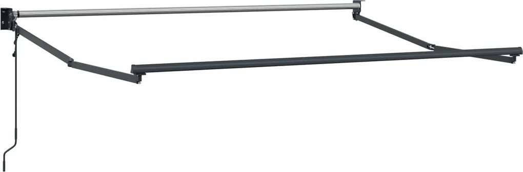 vidaXL Cadru copertină retractabil electric Antracit 2,5 x 2 m