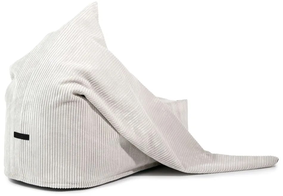 Fotoliu puf pentru copii cărămiziu cu tapițerie din catifea reiată Cocoon 120 – SLOWDOWN