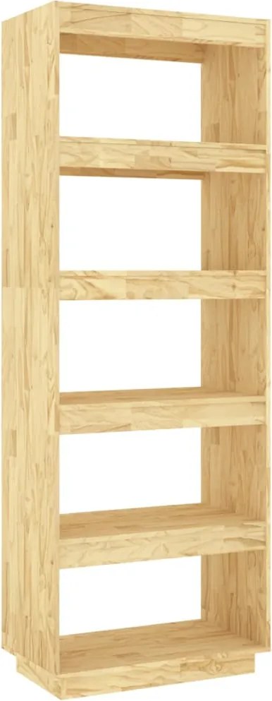 vidaXL Bibliotecă/Separator cameră, 60x35x167 cm, lemn masiv pin