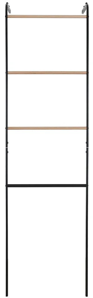 Umeras in scara, negru / metalic, BUBY