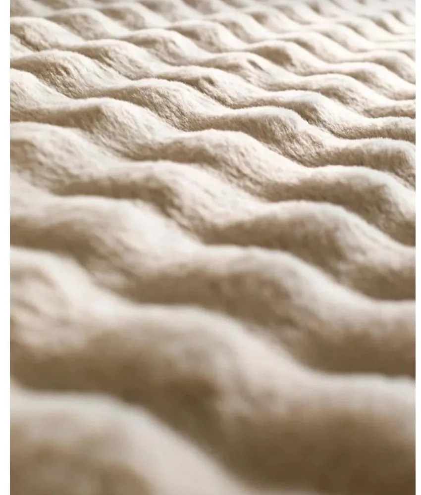 Covor bej lavabil rotund ø 80 cm Bubble Cream – Mila Home