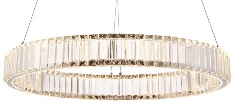 Endon 102255 - Lustră LAGUNA cu LED, dimerizabilă, suspendată pe cablu, LED/36W/230V, crom lucios