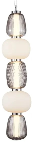 Lustră LED pe cablu CARO LED/40W/230V crom