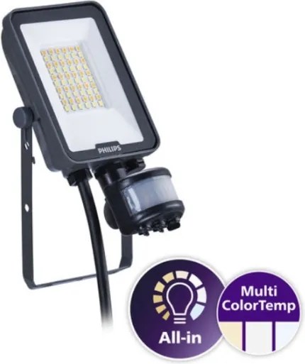 Philips-LED Proiector cu senzor LEDINAIRE ALL-IN LED/20W/230V 3000/4000/6500K IP65