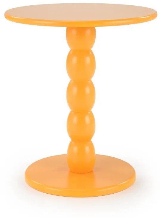 Masa de cafea rotunda Cirilla mustarie ø40/h47 cm