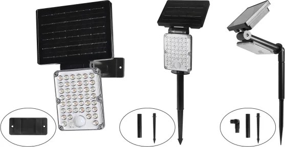 Top Light-LED Lampă solară cu senzor 3 în 1 ZENITH LED/10W/3,7V 3000/4000/6500K 2400 mAh