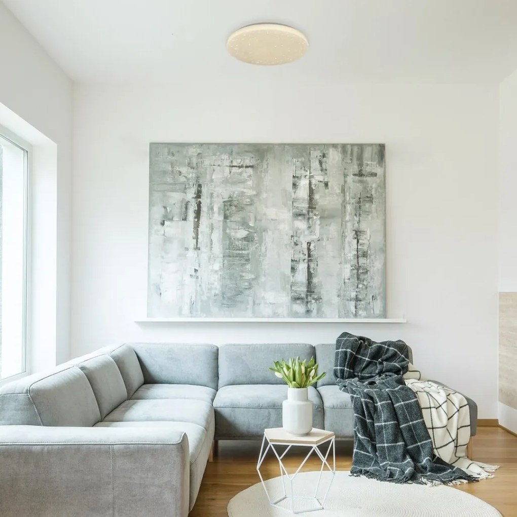 Plafoniera LED design modern ROB alb 38cm