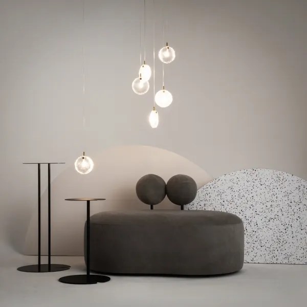 Lustră pe cablu Maytoni MOD254PL-05BS FROZEN 5xG4/28W/230V alamă