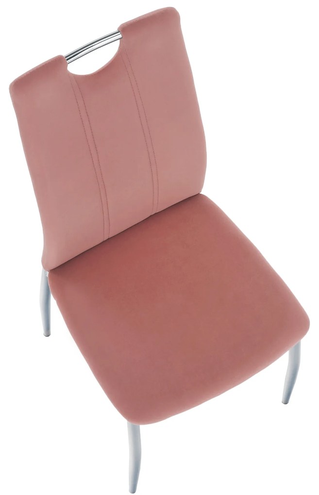 Scaun de sufragerie Don Juan NEW (roz + Crom). 1028867