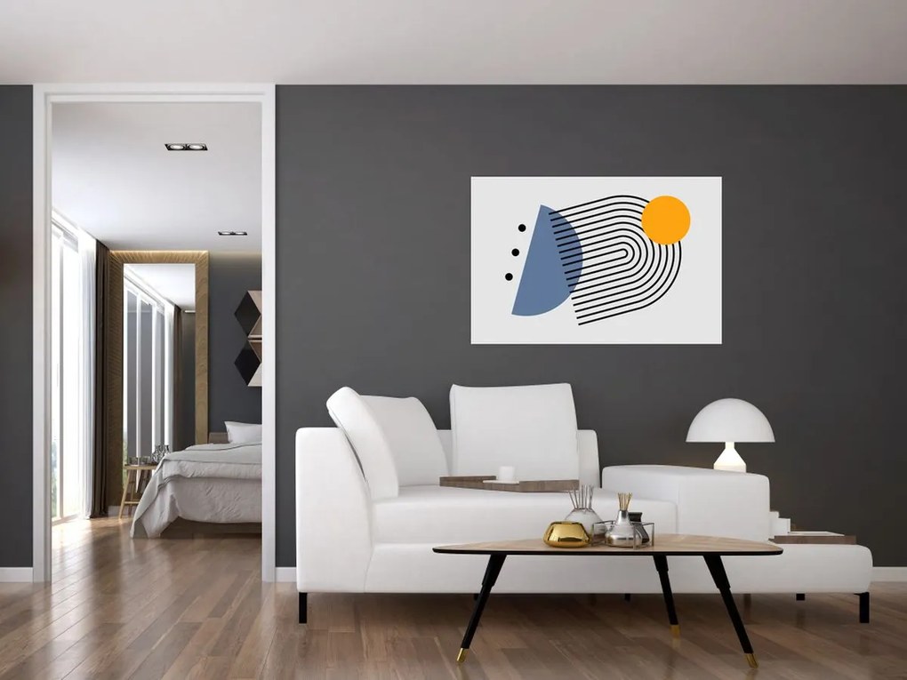 Tablou - Abstracție minimalistă N⁰2 (90x60 cm)