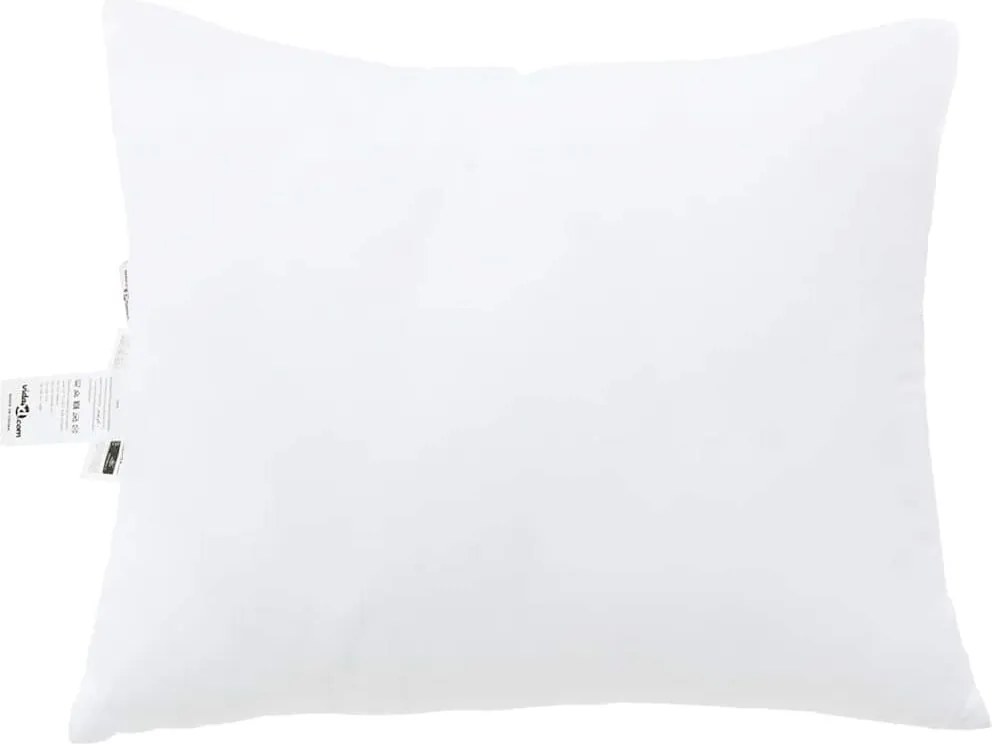 vidaXL Pernă cu pernă 2 pcs Alb 61 x 41 x 20 cm Poliester