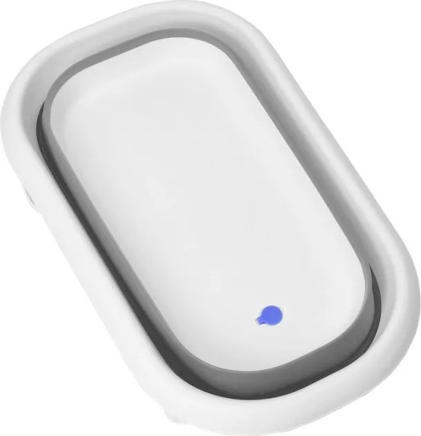 Cadă pliabilă Baby Bath 2 GO pentru copii, compactă, alb/g