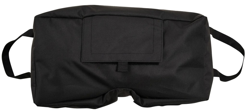 Outsunny Set 2 Baze pentru Umbrelă cu Sac Reîncărcabil cu 50 kg de Nisip, Mânere și Lopată, 50x25x18 cm, Negru | Aosom Romania