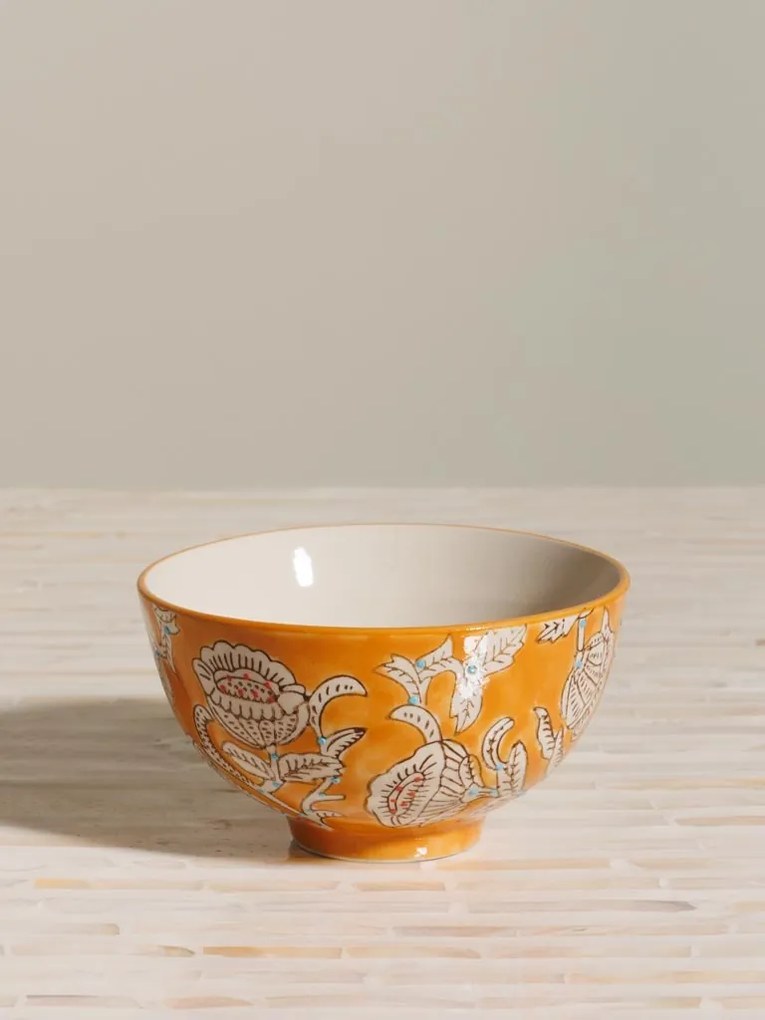 Set 4 boluri mici din ceramică, model asortat, Colecția Rhapsody, Ø11.5 cm