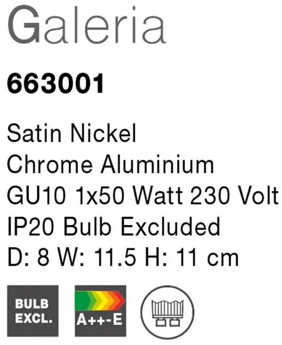 Aplica perete moderna cu spot Galeria NVL-663001