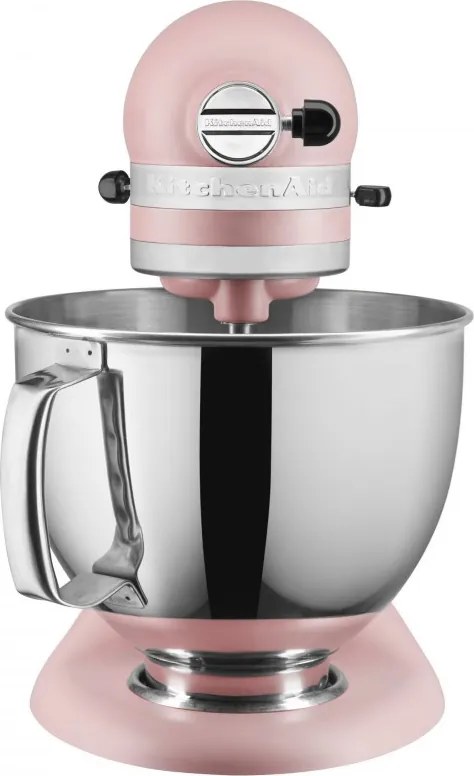 Mixer planetar KitchenAid Artisan Elegance 5KSM175PSEDR, 300 W, 4.8 l, Acționare directă, 10 viteze, Roz