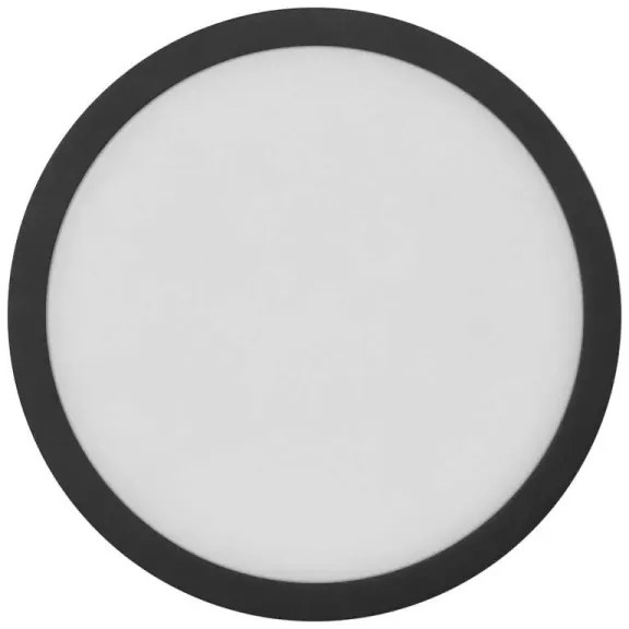 Plafonieră LED/12,5W/230V 3000/3500/4000K d. 17 cm negru
