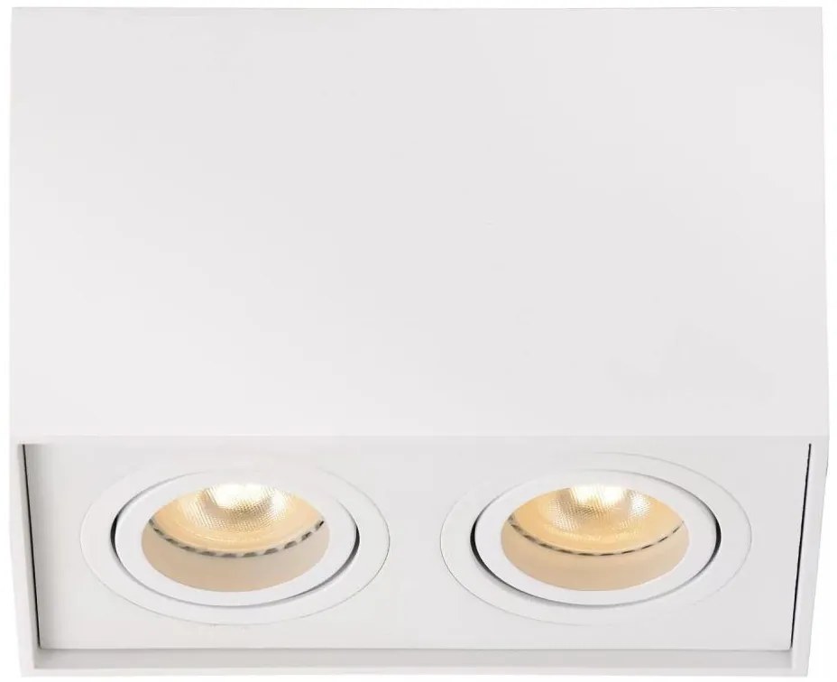 Spot Lucide 22953/02/31 TUBE 2xGU10/50W/230V alb
