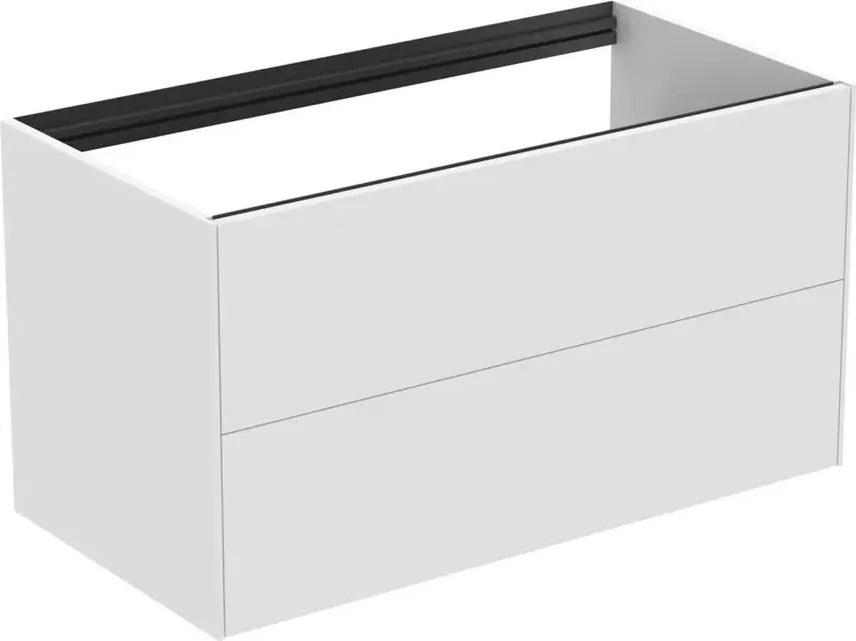 Dulap baza suspendat Ideal Standard Atelier Conca alb mat 2 sertare 100 cm