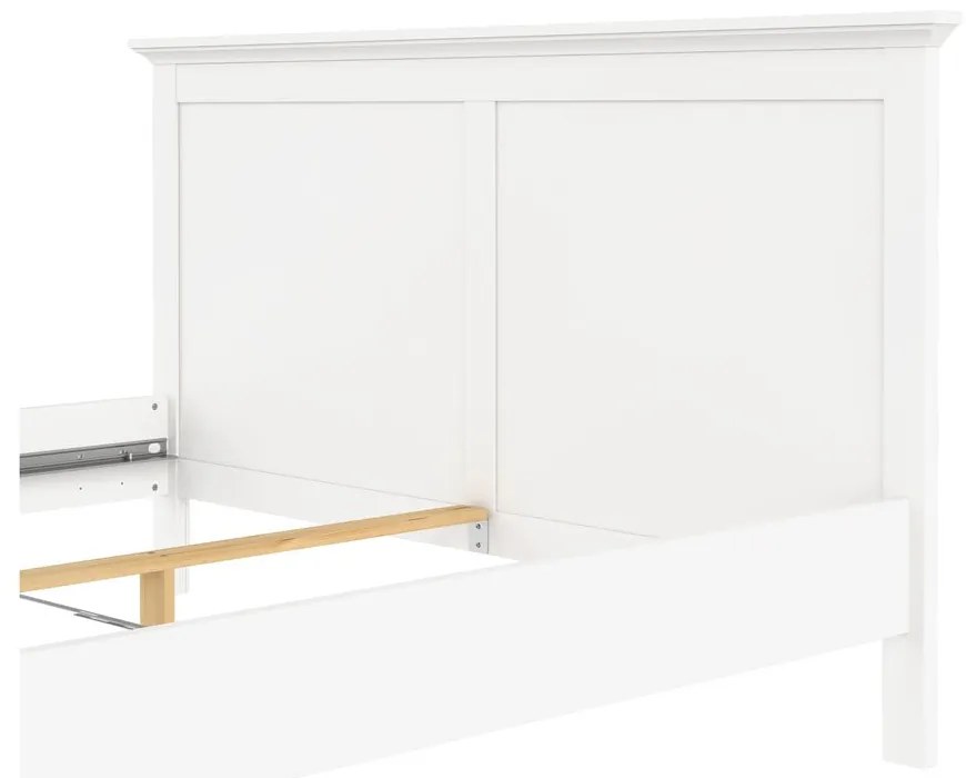 Pat matrimonial alb 160x200 cm Paris – Tvilum