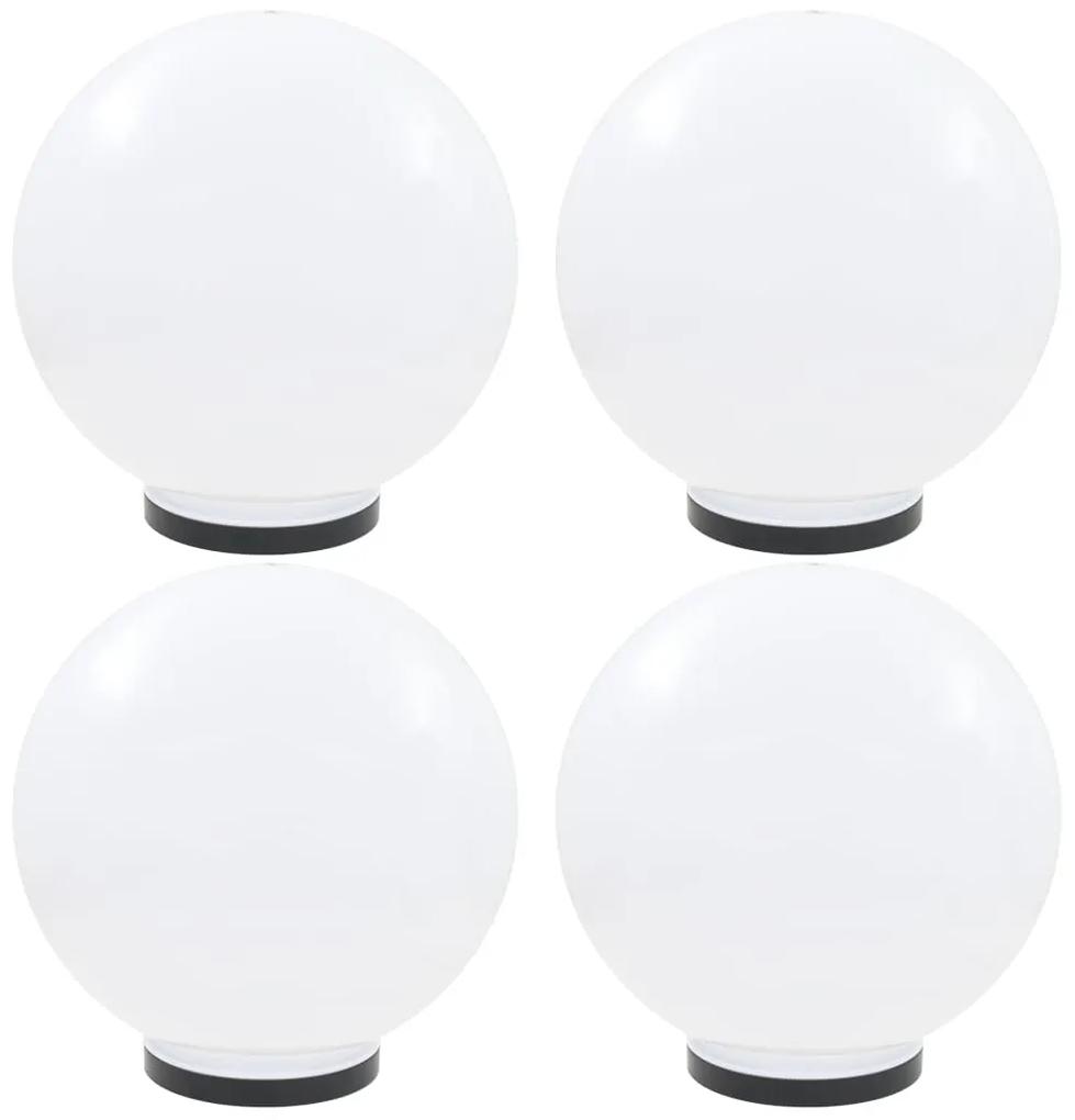 Lampi glob cu LED, 4 buc., 40 cm, PMMA, sferic 4, 40 cm, 1
