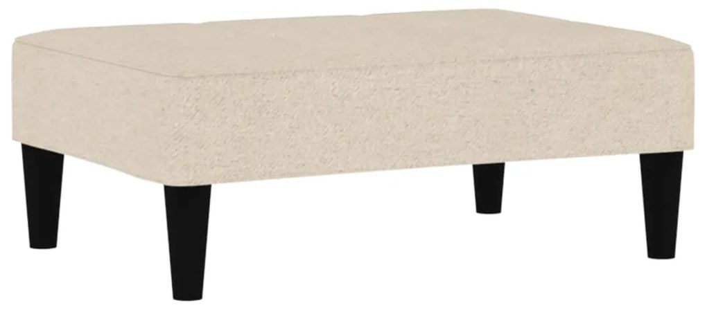 340694 vidaXL Scaun, crem, material textil microfibră