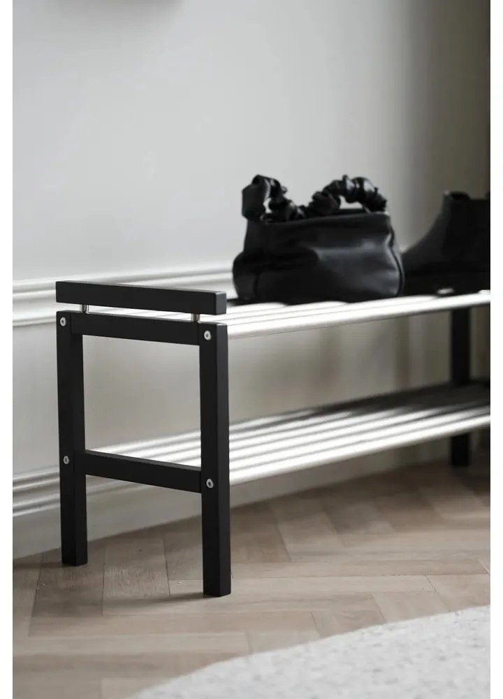 Pantofar alb din lemn de stejar Confetti – Rowico