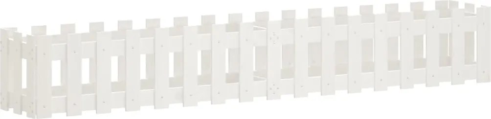 vidaXL Pat înălțat grădină design gard 200x30x30 cm lemn impregnat pin