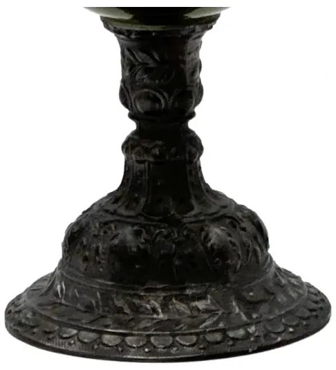 Lampă cu petrol BARBORA 54 cm verde pădure